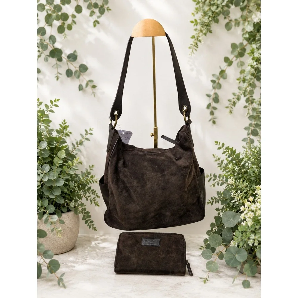 EB1 Eddie Bauer Vintage hobo & Wallet